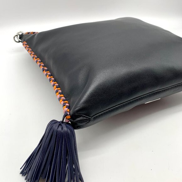 Rebecca Minkoff Black Leather Chase Convertible Hobo Bag - Picture 5 of 11